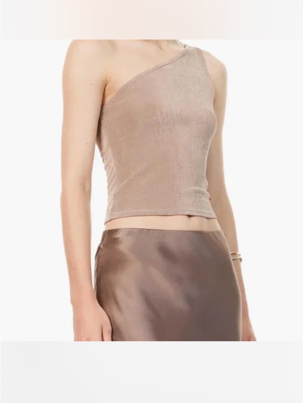 Reformation one shoulder top